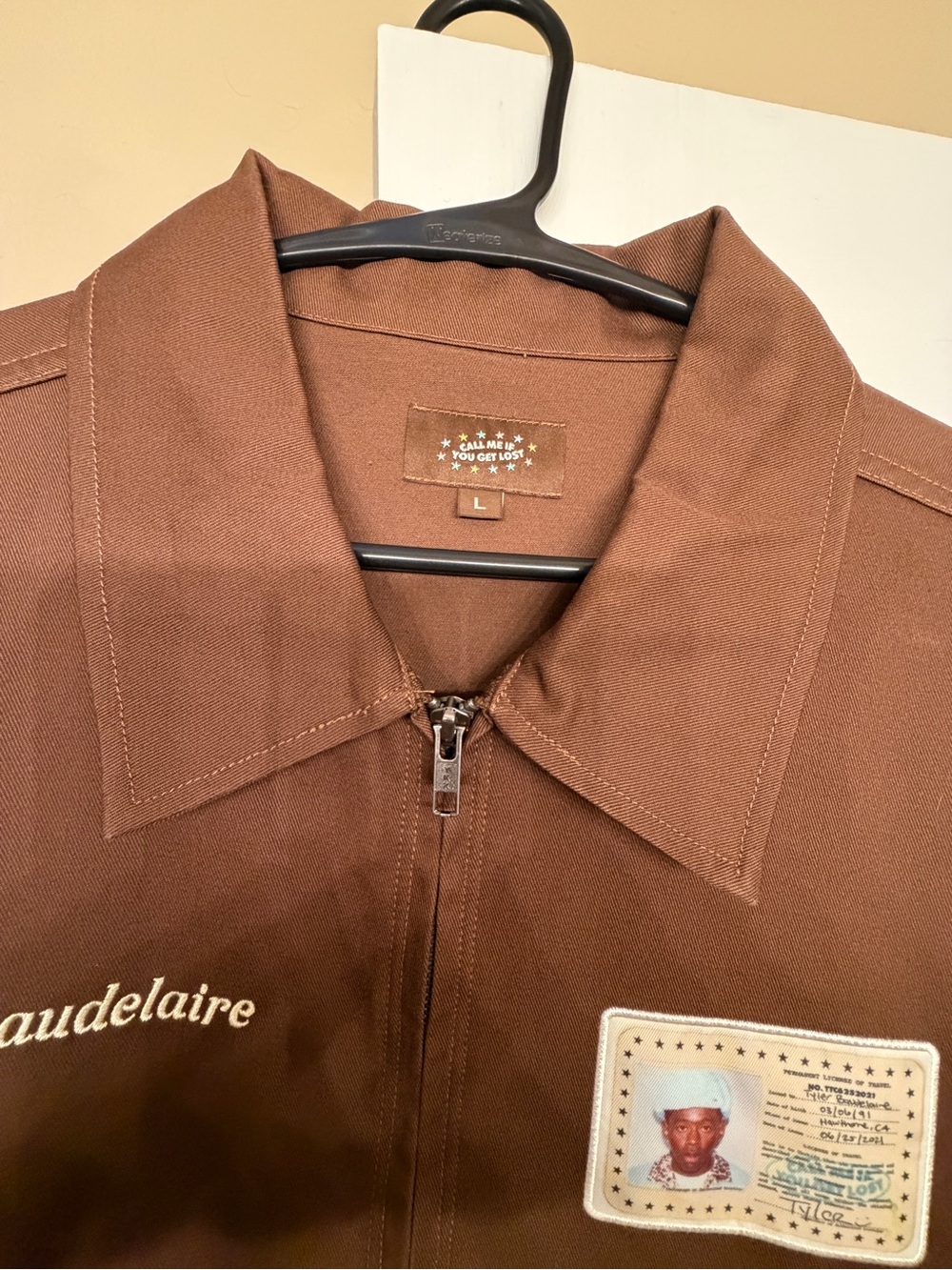 Tyler the Creator 2022 Concert Merch
“Call me when you get lost” Worker jacket - Picture 2 of 3